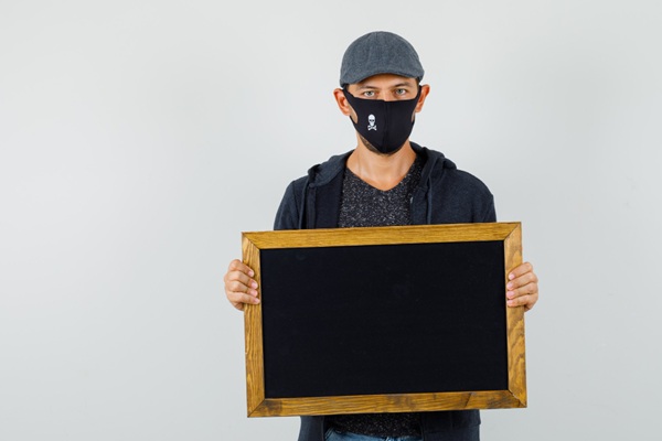 Wearable chalkboards