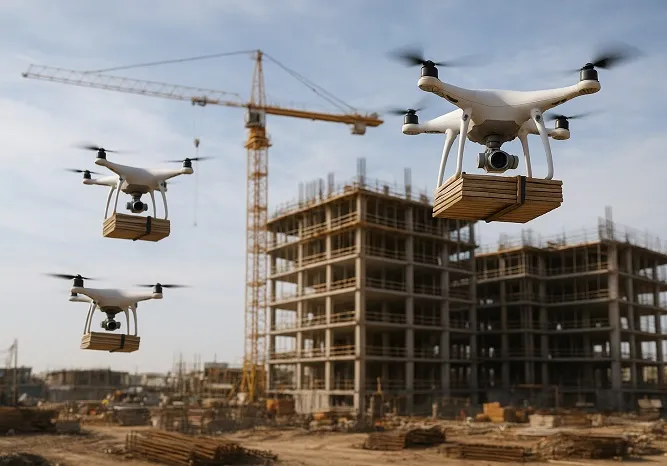 Construction drones