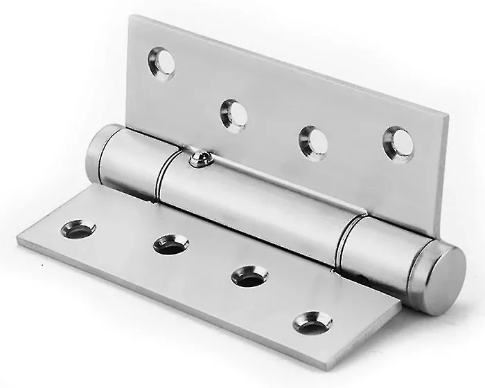 Silent door stop hinges