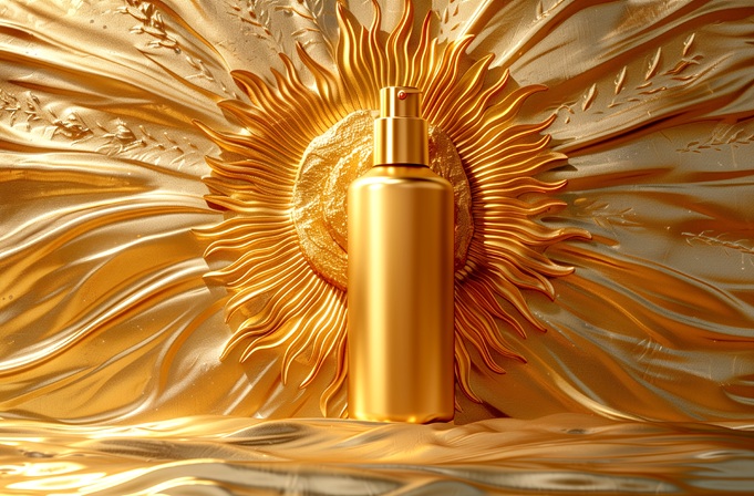 Gold-infused skincare products