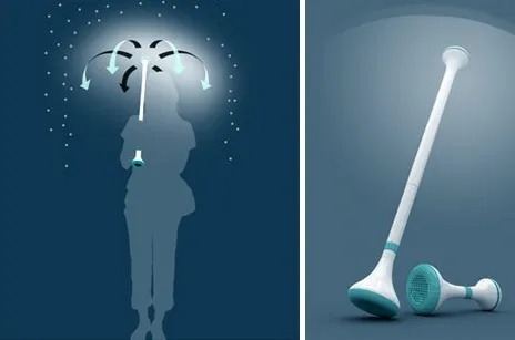 Invisible air umbrella