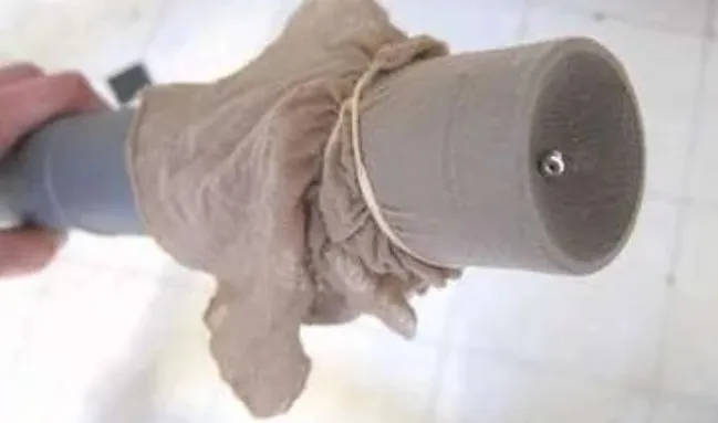 use a stocking as a filter when vacuuming for lost jewellery