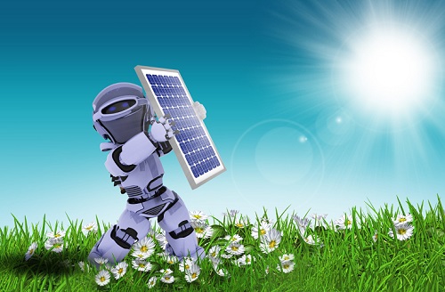 Solar-powered cctv cameras