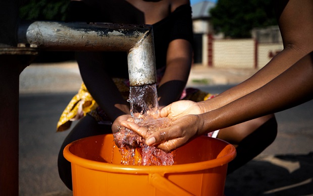 Harvesting water from the wind