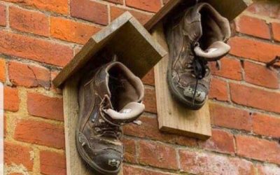 Boot Birdhouses