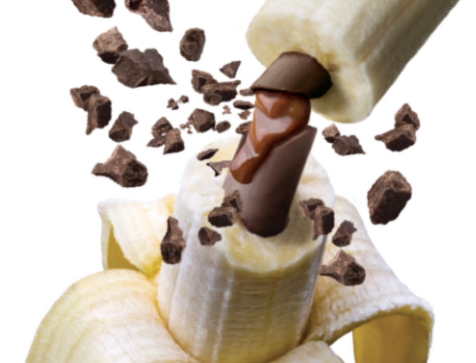 Chocolate stuffed bananas