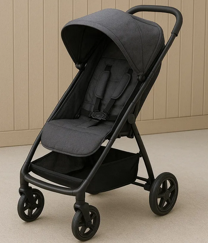 Ultra-compact collapsible baby stroller