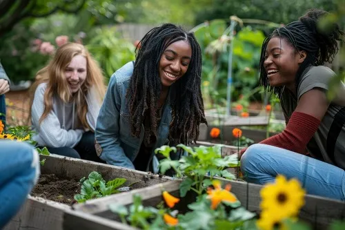 Community gardens to feed the homeless