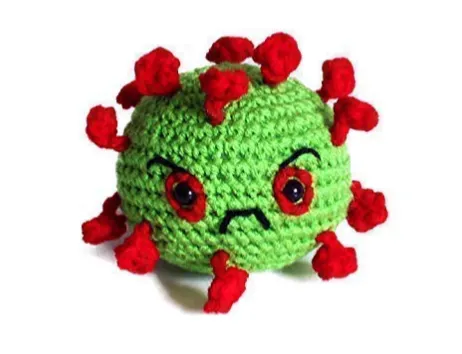 educational soft toy germs for kids