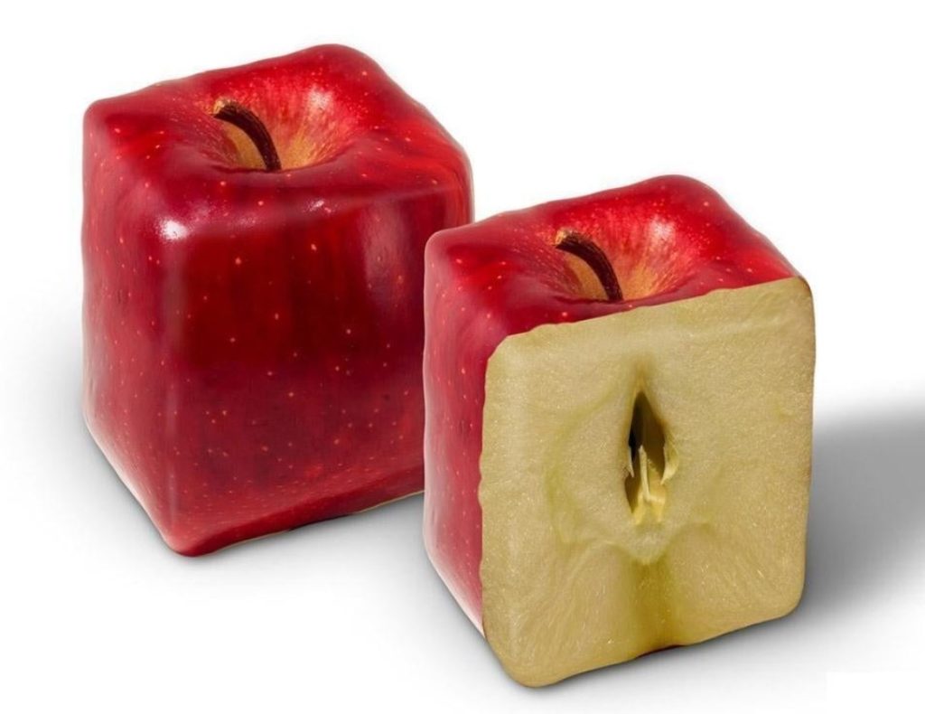 Give your maths teacher cubic apple