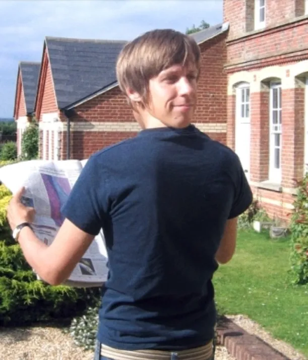 A 3d printed facemask of your own face (with camera eyes)