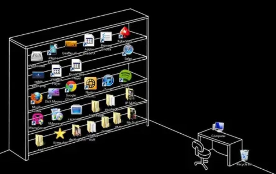 ‘tidy’ computer desktop background images