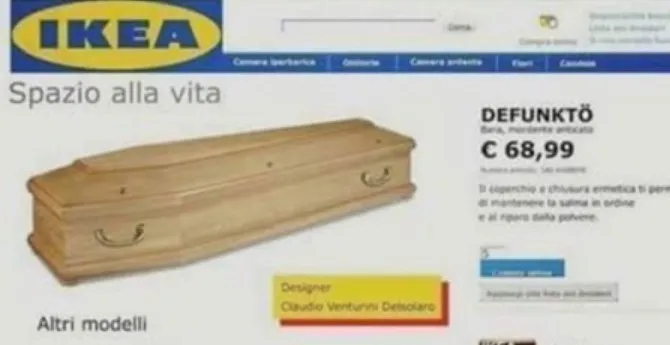 Flatpack coffins