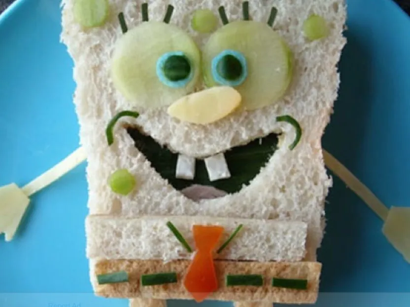 spongebob sandwich art