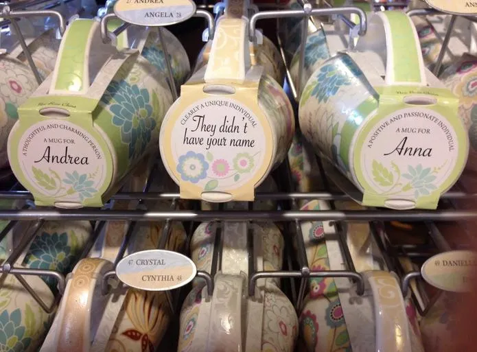 “They didn’t have your name” gifts