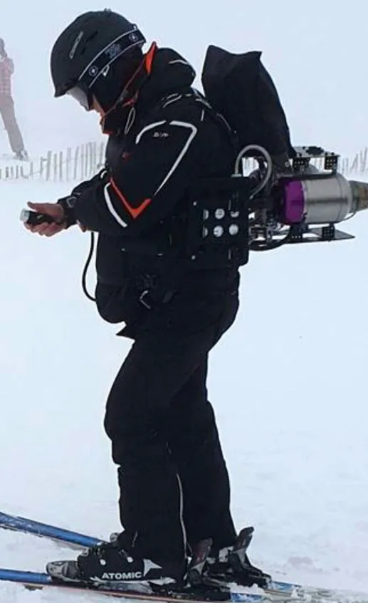 Jet-Powered Skiing Races