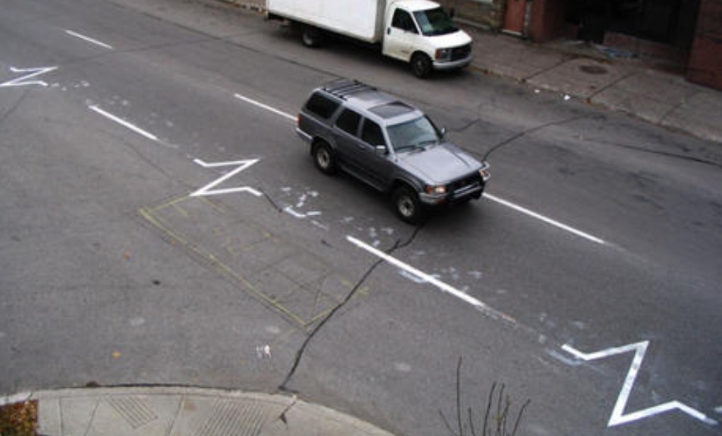 kill your speed (not a child) – safety-aware gurella street art