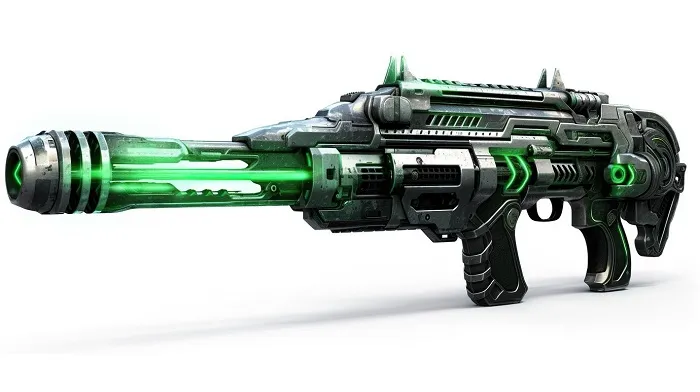 A laser rifle