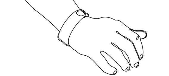 Magnetic wristbands for joiners – holds screws or nails