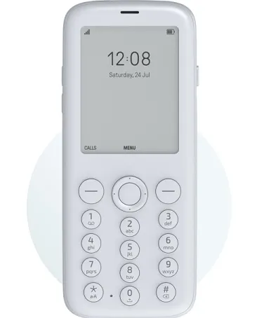 A minimalist smartphone