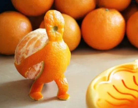 Orange Peel Origami