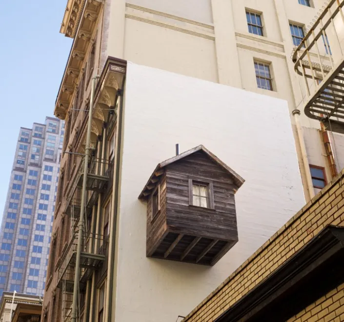 Parasitic architecture – stick conservatories on the side of buildings