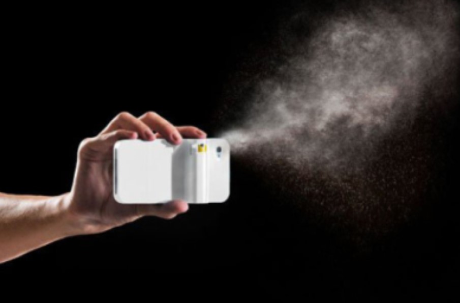 Pepper spray phone cases