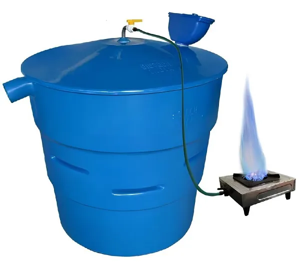 Portable biogas plants
