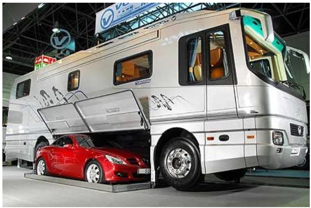 RVs with compartment to hold your car