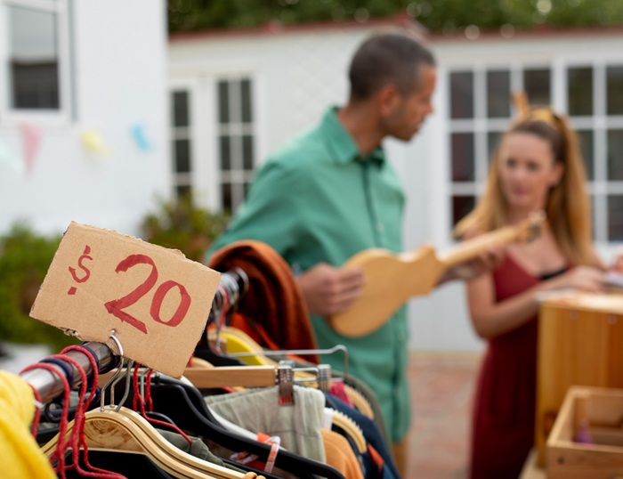 An online marketplace for second-hand clothes