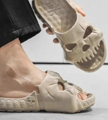 Skull Slippers