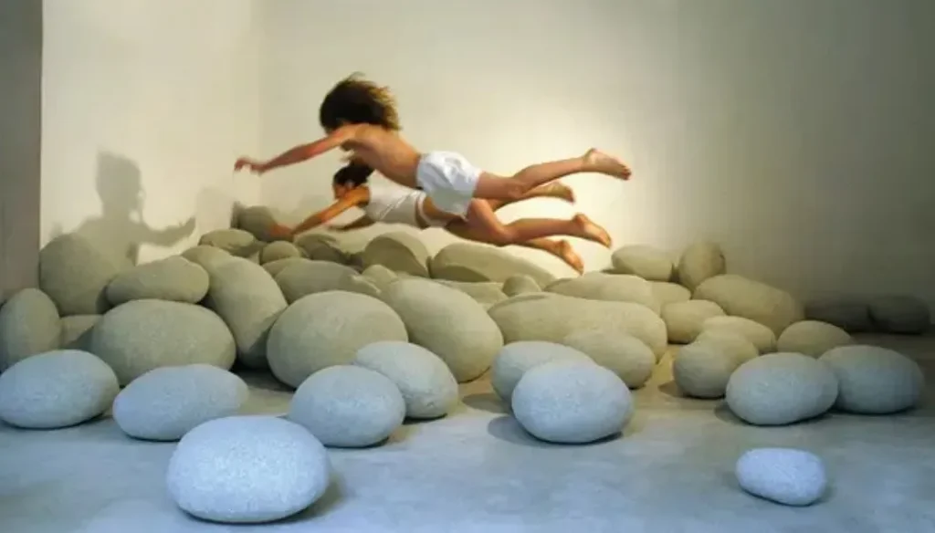 sponge pebble cushions