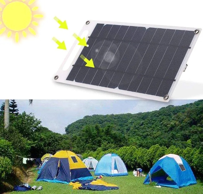 solar powered tents