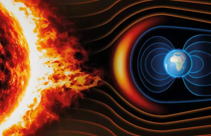 A solar flare shield