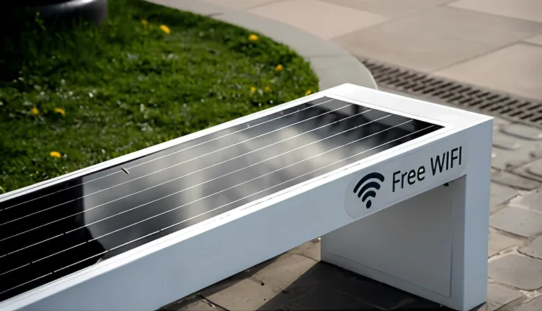 Solar-powered public Wi-Fi hotspots